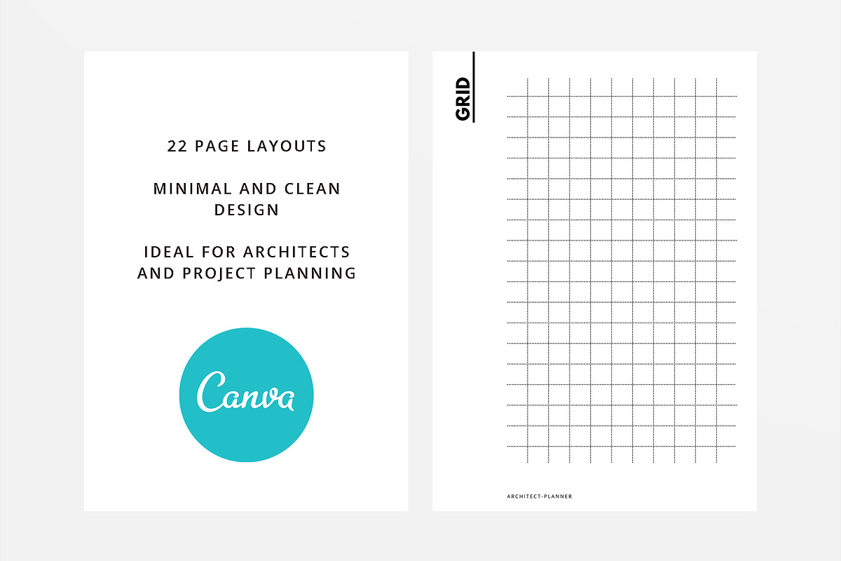 Architect Minimal Planner Template, a Stationery Template by velvetmade.designs (Photo 11 of 13)