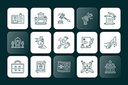 Law and Justice Icon Set, an Outline Icon by Prosymbols (Thumbnail 6 of 7)