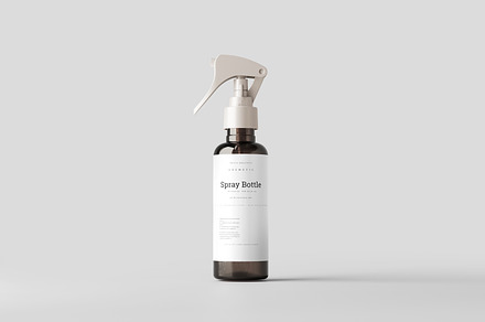Cosmetic Spray Bottle Mockup, a Cups & Container Mockup by MockupFree.Net