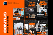 Contus Hypebeast Instagram Template, a Social Media Template by Shinra Labs (Thumbnail 1 of 5)
