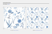 Botanical Wildflower Seamless Print, a Pattern Graphic by texvogue (Thumbnail 2 of 12)