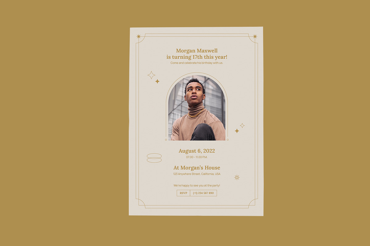 Birthday Invitation Template, a Templates & Theme by Neermana (Photo 3 of 4)