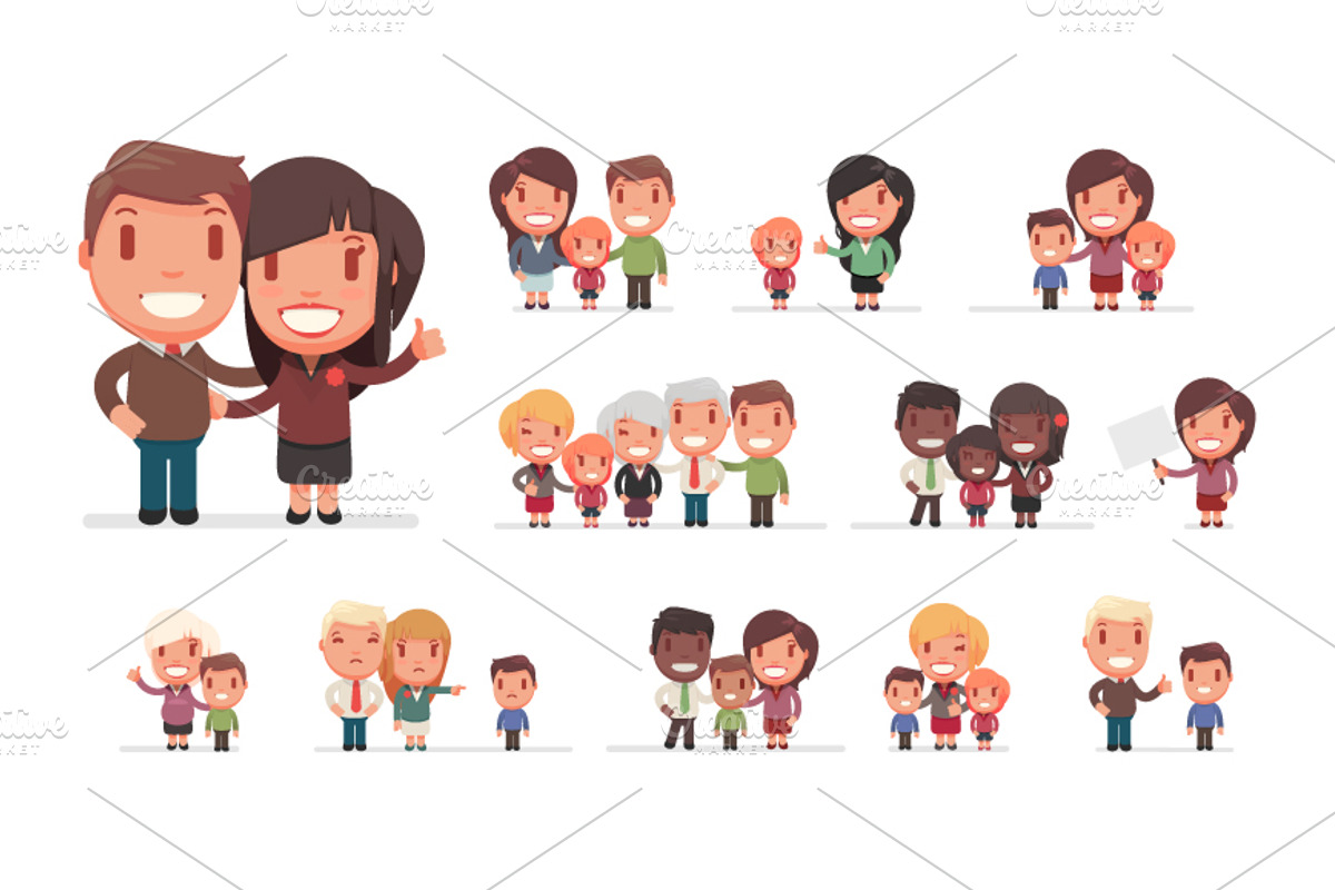 Family big set 1, a Person Illustration by Beatriz Gascón (Photo 2 of 4)