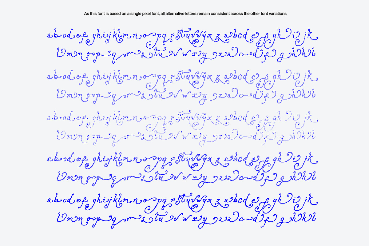 Folk Club // 17 Font Set (Pixel), a Script Font by PeachCreme (Photo 17 of 18)