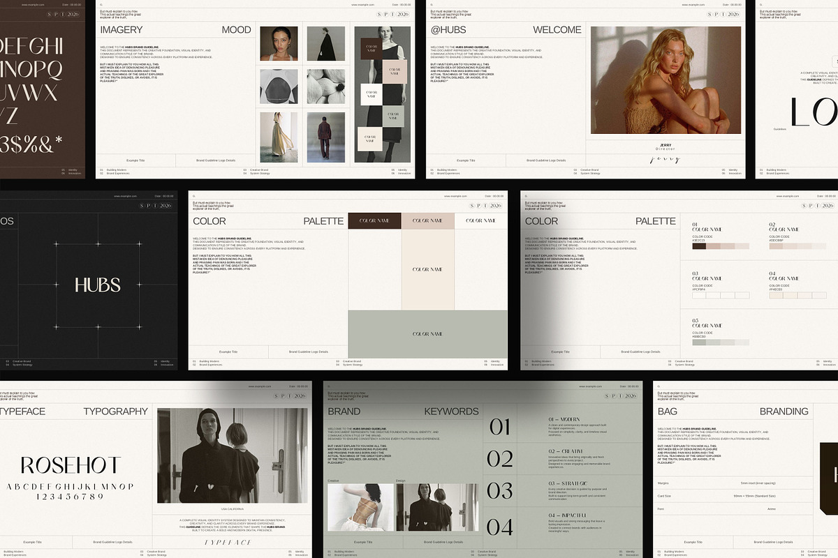 HUBS Brand Guideline, a Presentation Template by SparkPro (Photo 3 of 12)