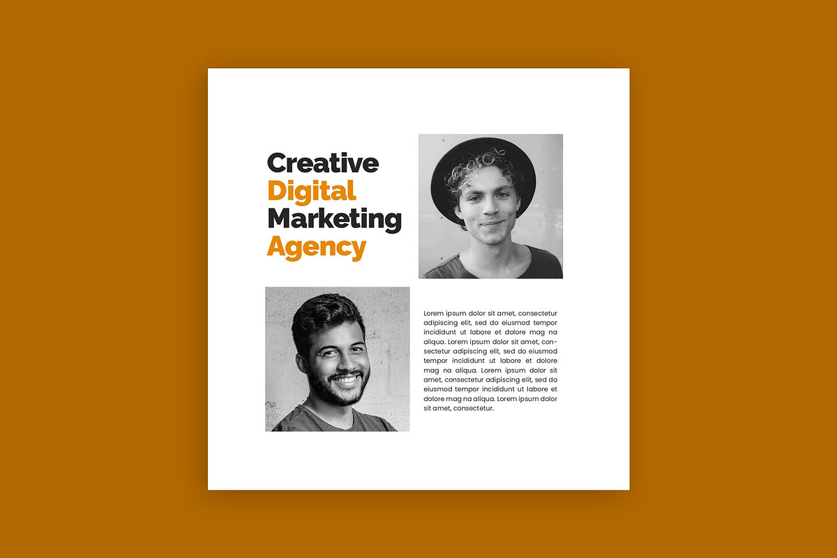 Marketing Agency Webinar Template, a Social Media Template by Saman Osama