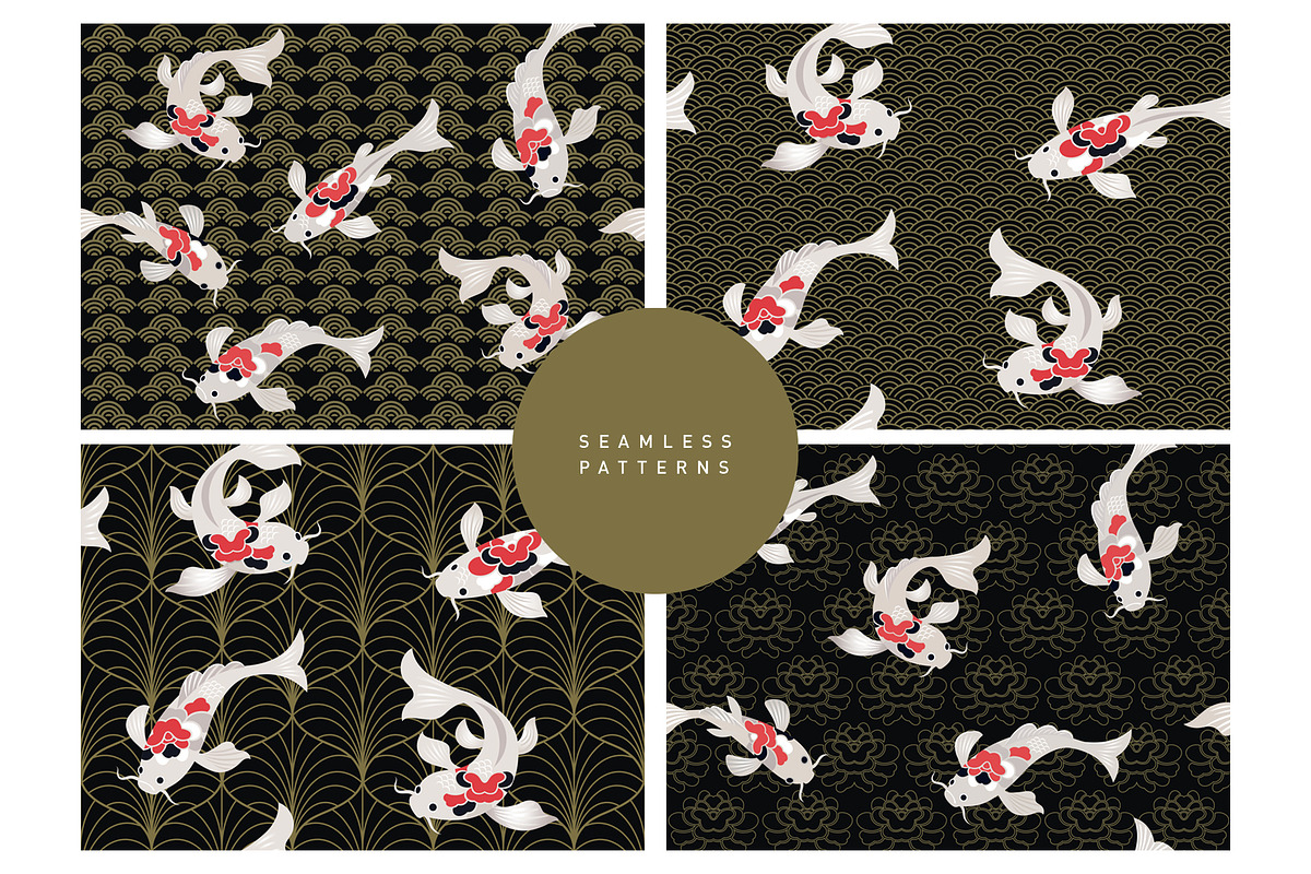 Koi Carp Fish Illustration, an Animal Illustration by lenlis (Photo 2 of 3)