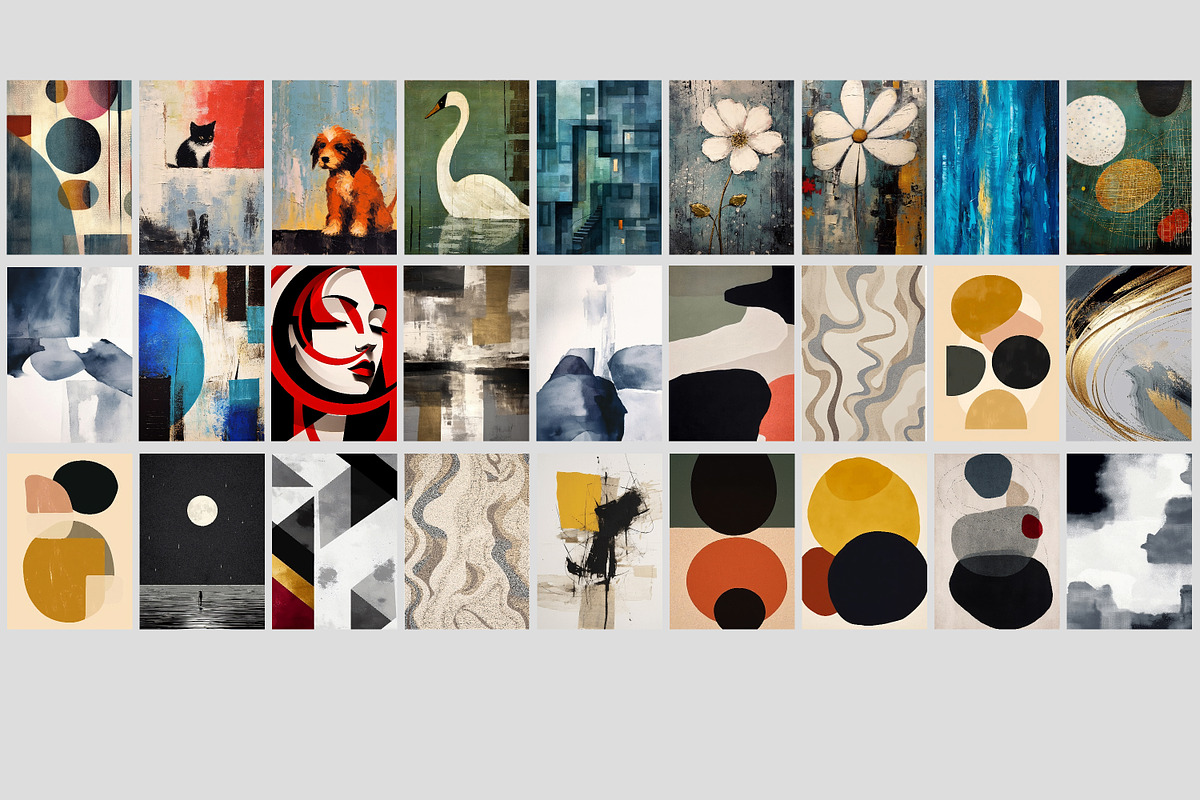 100 Assorted Prints Posters, a Decorative Illustration by Muzi pear studio (Photo 5 of 12)