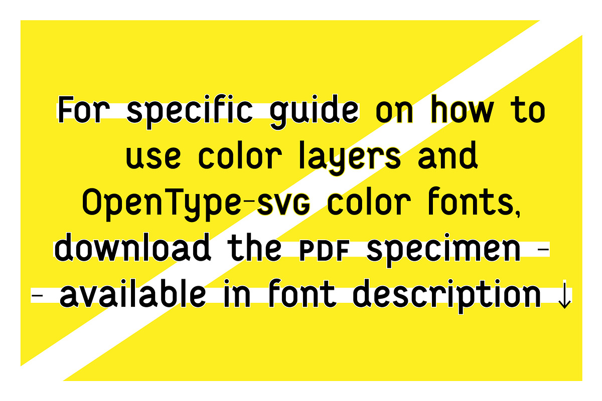 Achtung color type family, a Font by FONT-Bud (Photo 6 of 14)