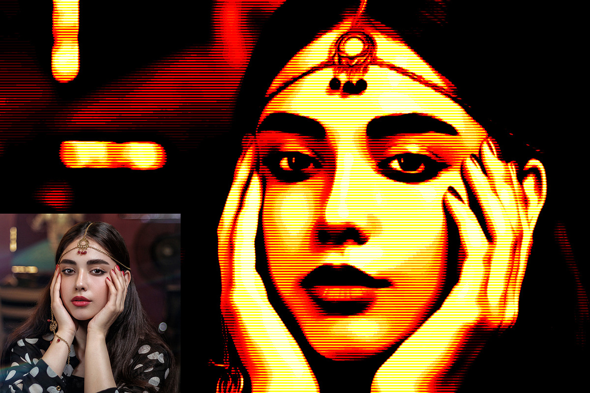 Pop Art Effect Photoshop Action, an Action Add-On by MRI STUDIO (Photo 9 of 20)