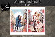 Victorian Romantic Lovers Paper Kit, a Person Illustration by Digital Art Mahdiseño (Thumbnail 4 of 9)