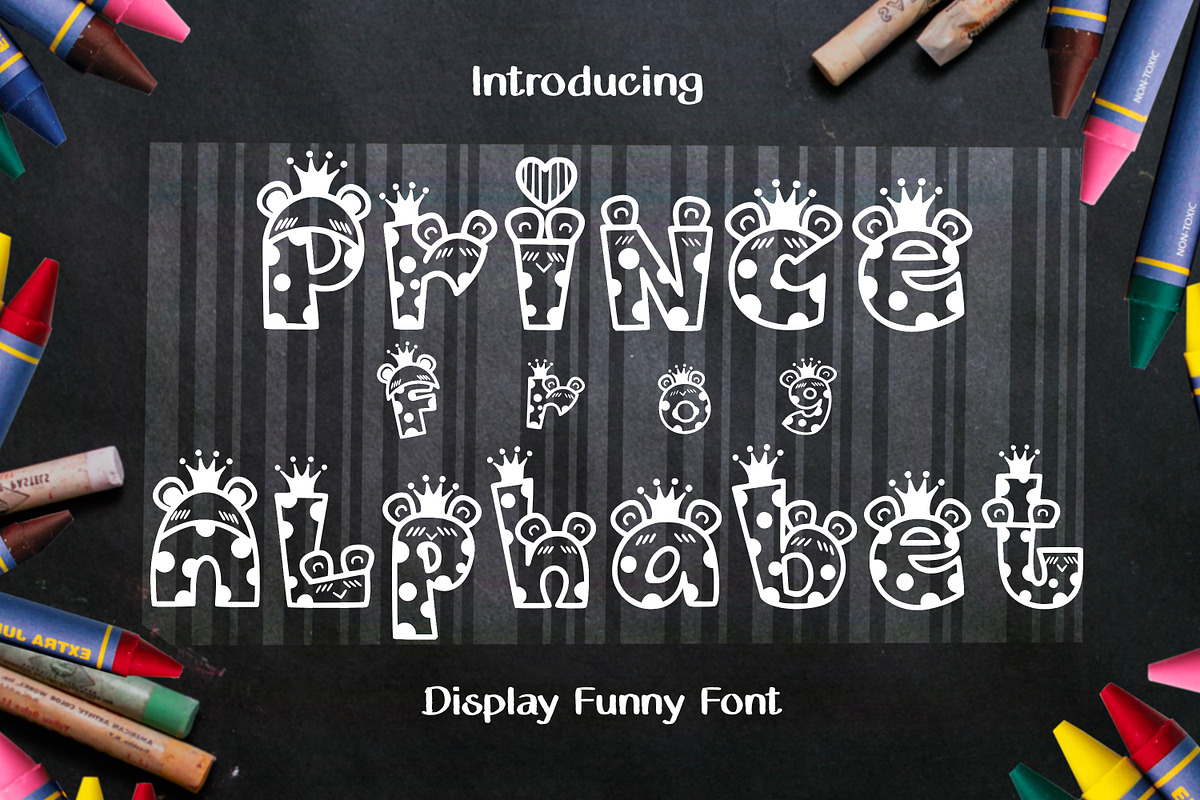 Prince Frog Alphabet, a Script Font by N Nakorn Creative (Photo 1 of 7)