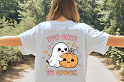Too Cute to Spook Ghost & Pumpkin, an Illustration by CrexoraLab (Thumbnail 3 of 4)