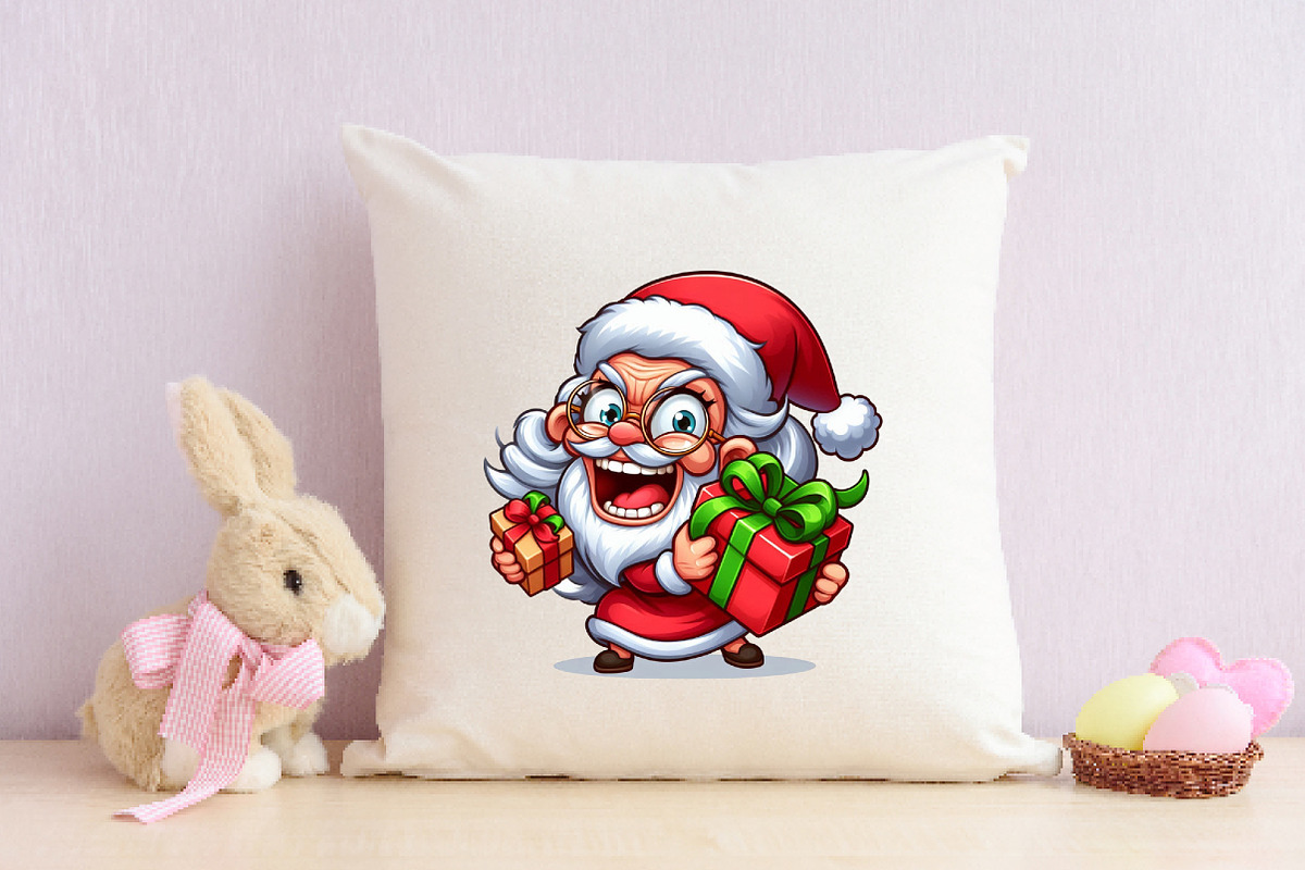 Christmas Crazy Gnome Png Clipart, a Seasonal Illustration by Craft Nest (Photo 4 of 7)