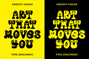 Groovy Visage Character Display Font, a Font by GroovyFontCo (Thumbnail 6 of 7)