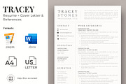Easy Resume Template & Cover Letter, a Resume Template by HIRED Design Studio (Thumbnail 1 of 13)