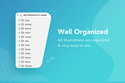 Larissa : Work Illustration Kit, a Templates & Theme by Designspace (Thumbnail 5 of 7)