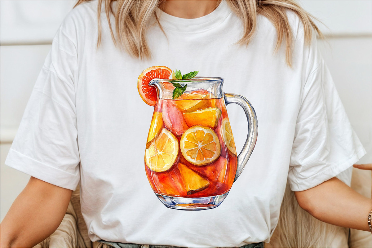 Summer Spritz Cocktail Clipart, an Illustration by Rose Art (Photo 6 of 8)