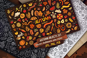 Autumn Objects & Elements Set / 1, an Object Graphic by BALABOLKA (Thumbnail 1 of 4)