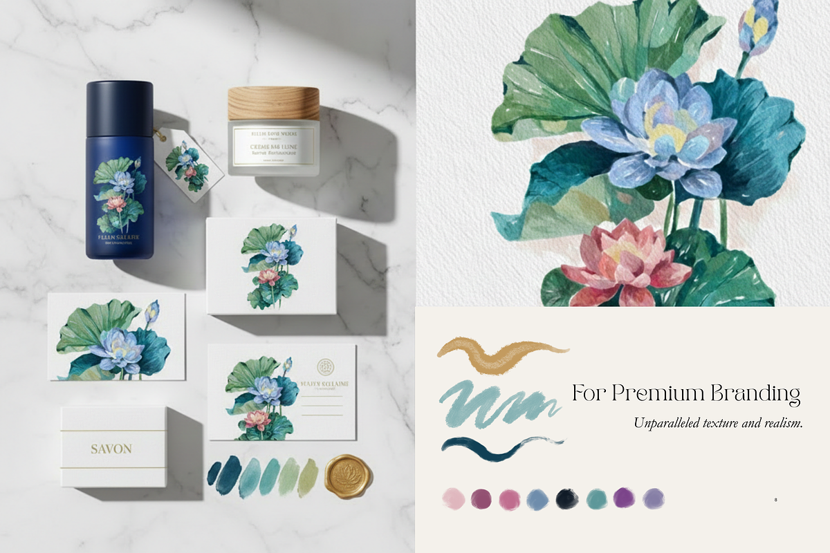 Premium Gouache Brushes Procreate, a Brush Add-On by ArtstudioByKhushbu (Photo 9 of 16)