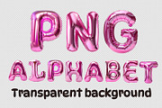 Pink Balloon Alphabet PNG Clipart, an Object Graphic by NataKa (Thumbnail 2 of 7)