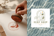 Tropical Vector Stamps & Frames, an Object Graphic by Nutalin Art (Thumbnail 4 of 11)