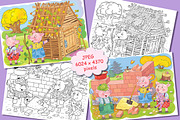 The Three Little Pigs bundle, an Animal Illustration by Haso (Thumbnail 3 of 10)