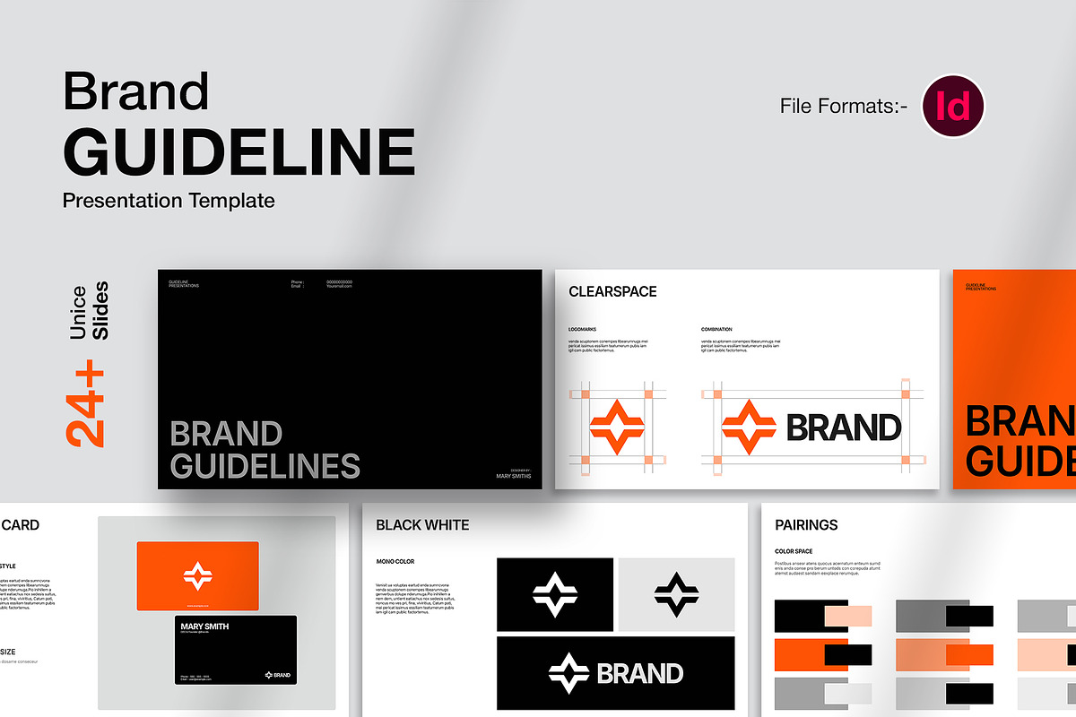 Brand Guideline Presentation, a Presentation Template by Oriofix (Photo 1 of 11)