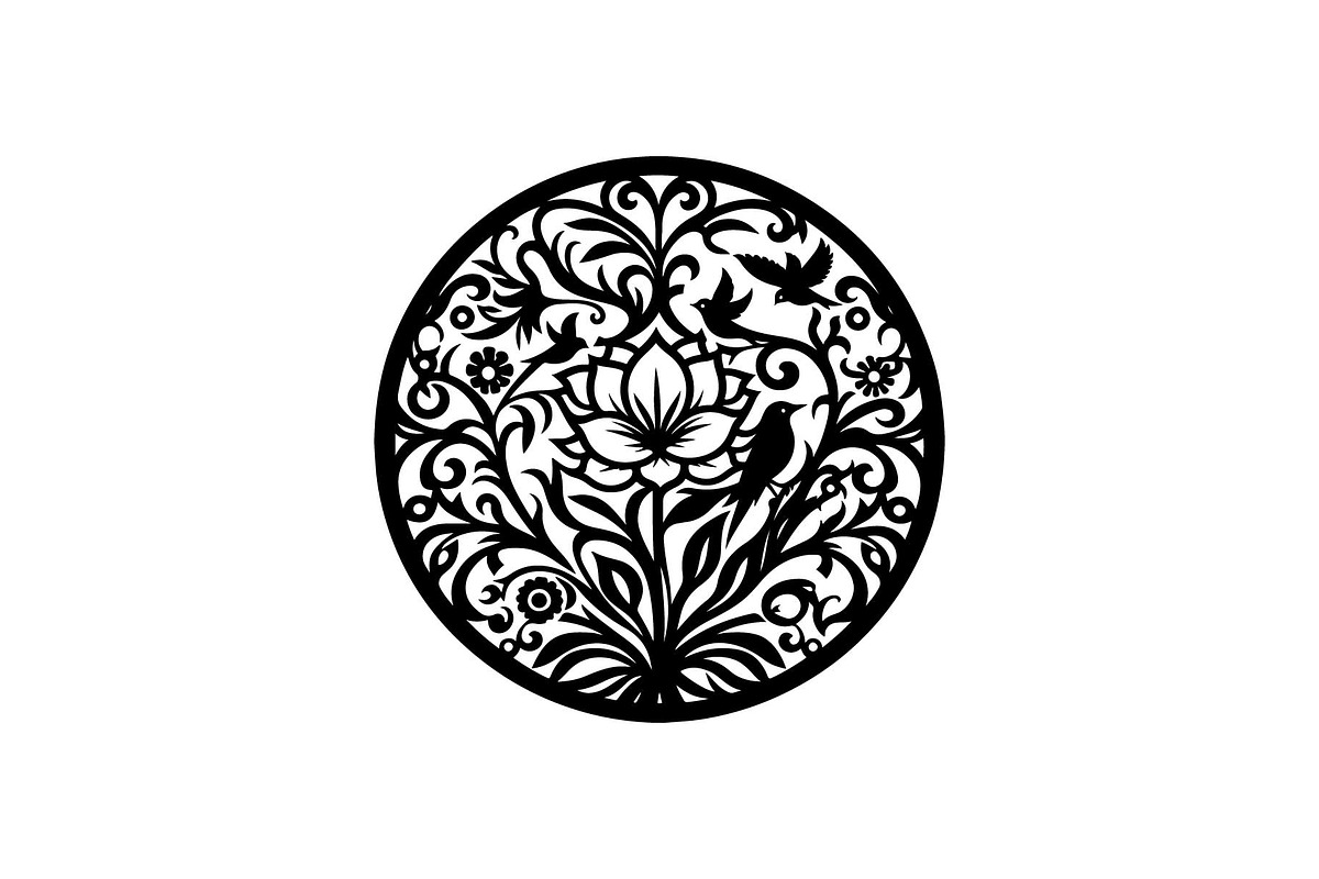 Romantic Asian Landscape SVG Set, an Object Graphic by Gfx_Store (Photo 4 of 13)