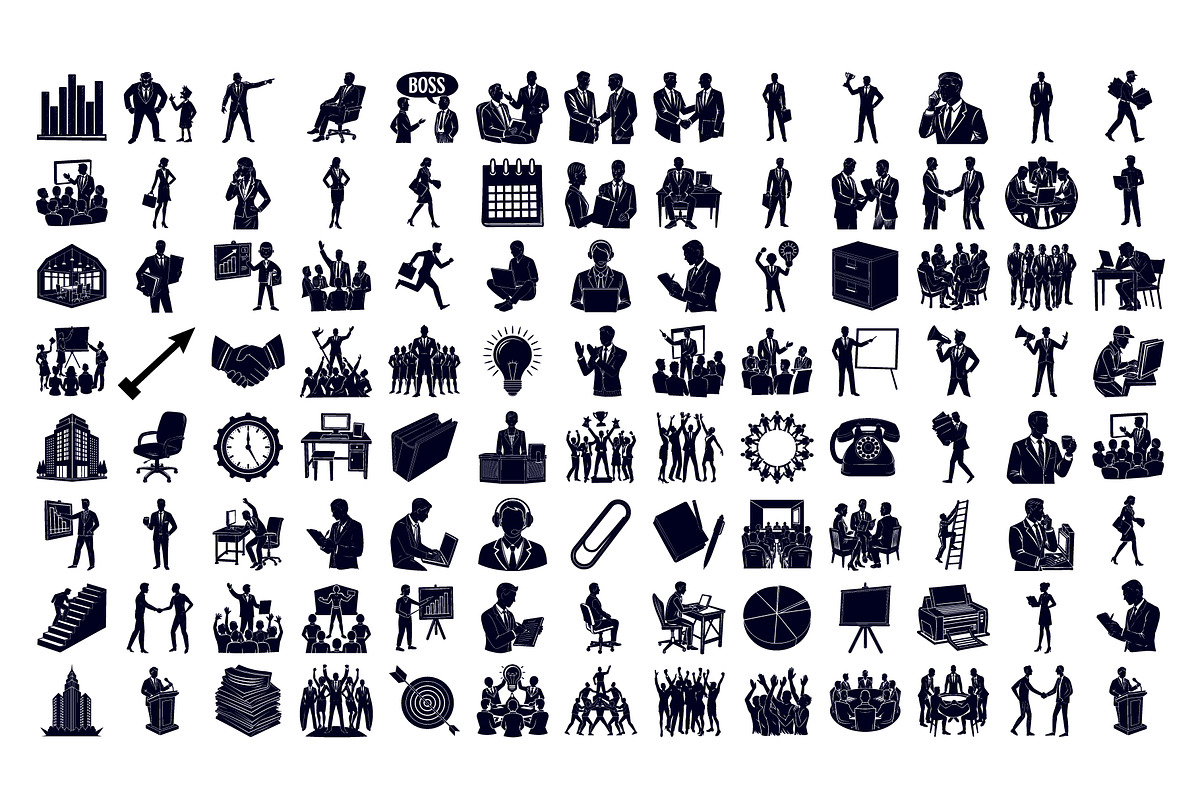 Business & Professions Silhouette, an Illustration by Creative_View (Photo 4 of 4)