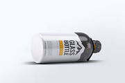 Glass Bottle Wrapped Paper Mock-Up, a Product Mockup by DesignRushMarket (Thumbnail 4 of 7)