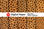 Realistic Giraffe Fur Texture, a Pattern Graphic by Artonix (Thumbnail 1 of 4)