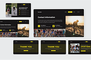 Bicycle Sports Club PowerPoint, a Presentation Template by SquidPixey (Thumbnail 5 of 6)
