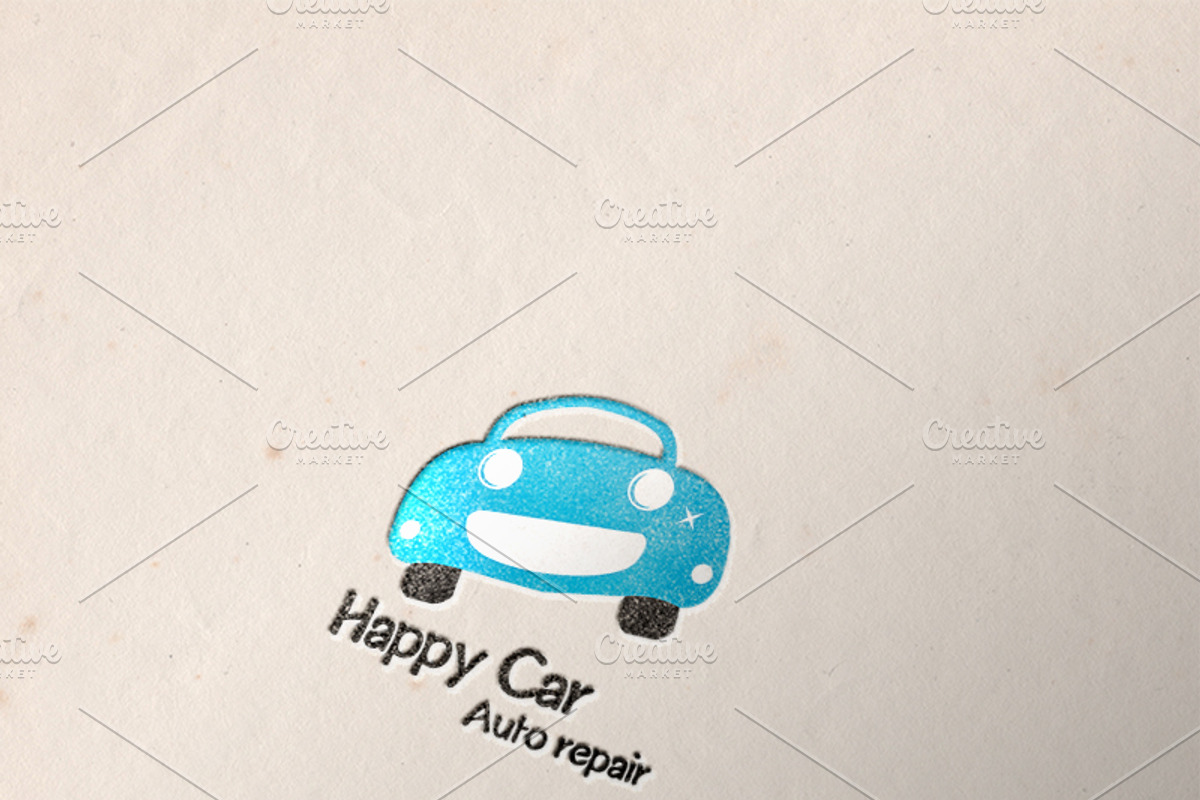 Happy Car Logo Template, a Branding & Logo Template by Raj Shop (Photo 1 of 5)