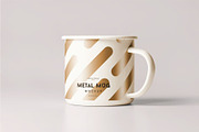 Metal Mug Mock-up, a Cups & Container Mockup by zippypixelstudio (Thumbnail 4 of 16)