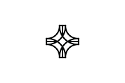 Symmetrical Star Sparkle Logo, a Branding & Logo Template by johnkent (Thumbnail 3 of 3)