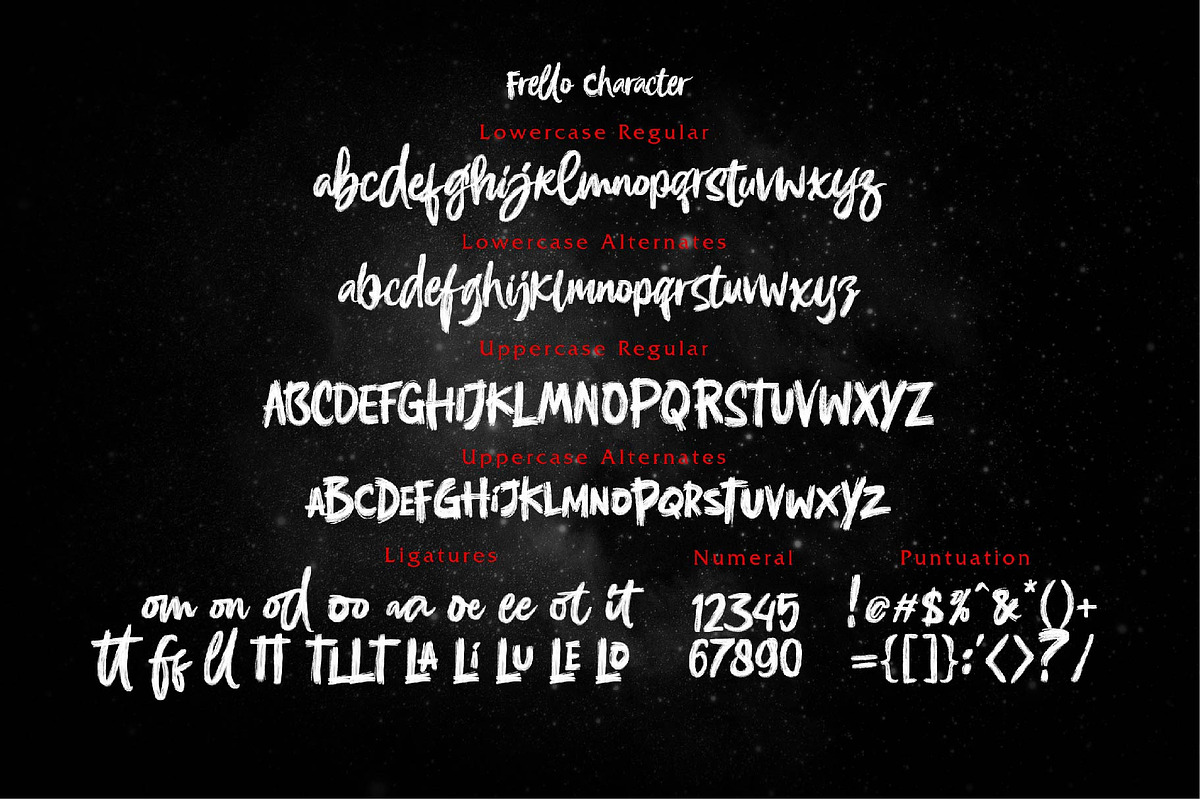 FRELLOE - SVG FONT, a Font by Olexstudio (Photo 8 of 8)