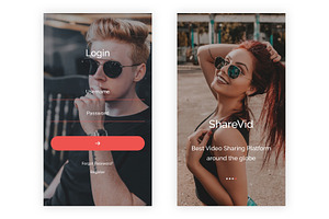 Video Sharing Platform App Figma