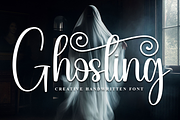 Ghosting | Script Font, a Handwritten Font by Scratchones (Thumbnail 1 of 9)