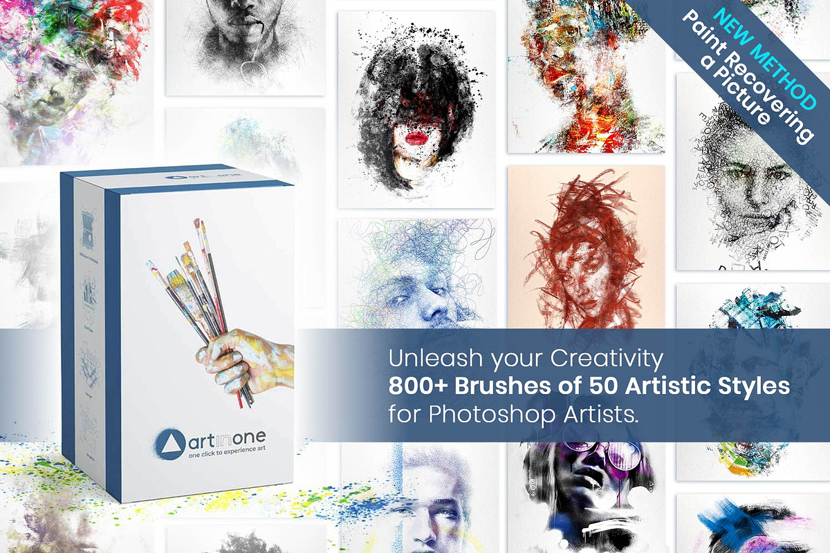artinone Photoshop Brushes, a Brush Add-On by artinone.art (Photo 3 of 10)
