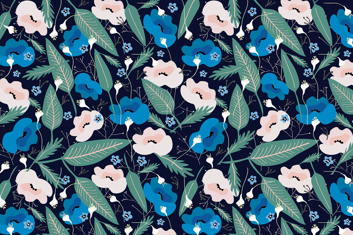 Botanical Pattern, a Pattern Graphic by Anis Illustration (Photo 4 of 6)