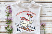Honking Through the Snow Goose, an Illustration by CraftArtStudio (Thumbnail 2 of 4)