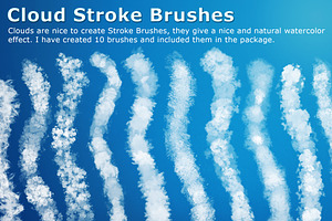 100 Cloud Brushes Extras