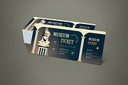 Museum Ticket, a Card Template by graphicook (Thumbnail 3 of 3)