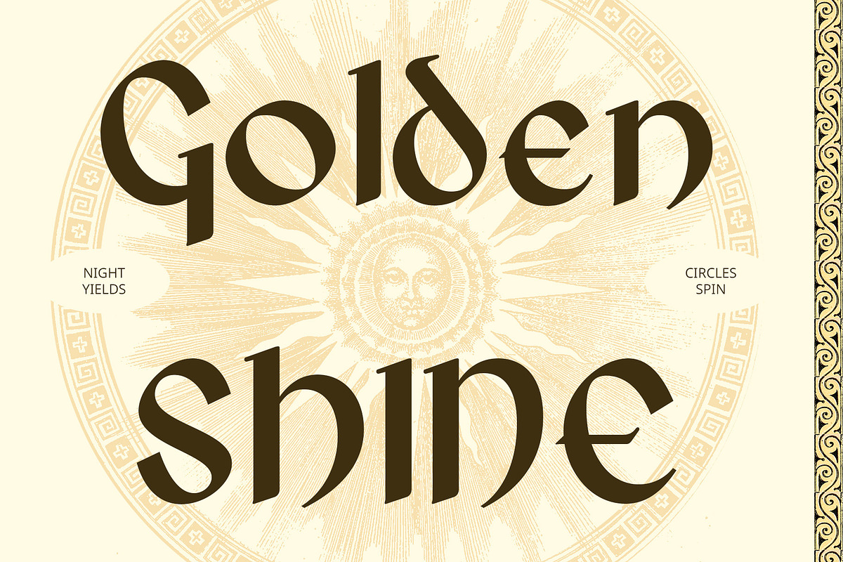 CS Shamus – Uncial Font, a Sans Serif Font by Craft Supply Co. (Photo 2 of 8)