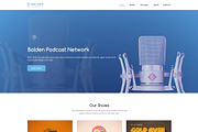Bolden Podcast Network Theme, a WordPress Template by SecondLineThemes (Thumbnail 1 of 16)
