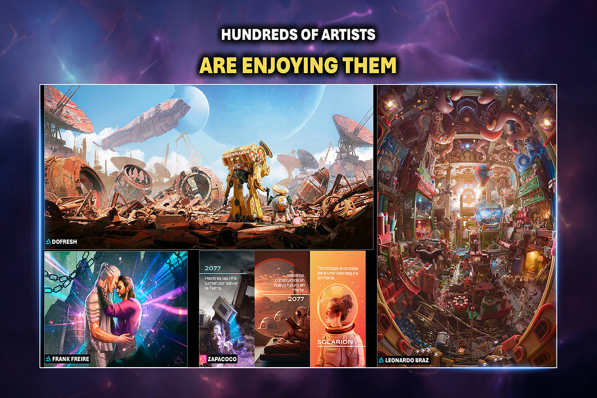 Sci-Fi Decal Overlays, an Object Graphic by Mikel Blazgad (Photo 9 of 10)
