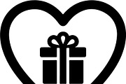 Black Heart Love Silhouette Icons Se, an Illustration by Designer_Momina (Thumbnail 3 of 18)