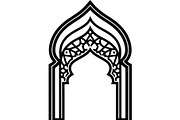 Minimal Islamic Arch Silhouette, an Object Graphic by Creativeshirt (Thumbnail 9 of 17)
