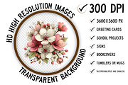 Whimsical Spring Flowers Clipart, an Illustration by Craft Nest (Thumbnail 2 of 11)